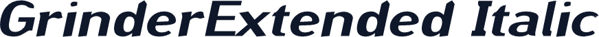 GrinderExtended Italic