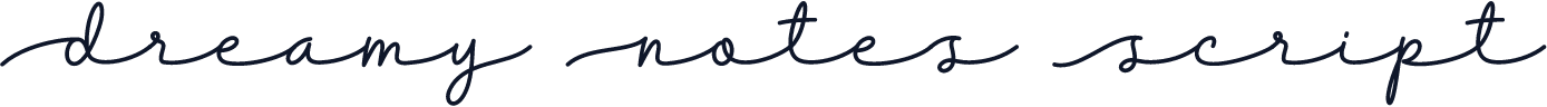 Dreamy Notes Script