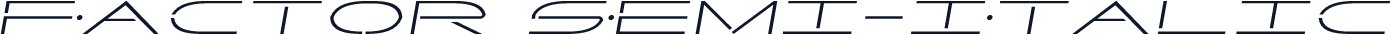 Factor Semi-Italic