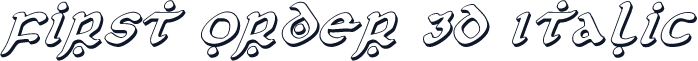 First Order 3D Italic