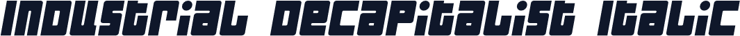 Industrial Decapitalist Italic