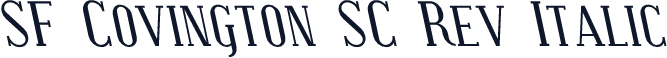 SF Covington SC Rev Italic