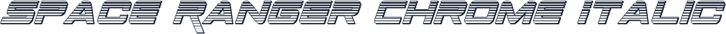 Space Ranger Chrome Italic