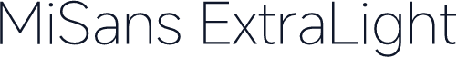 MiSans ExtraLight