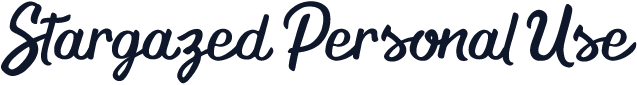 Stargazed Personal Use