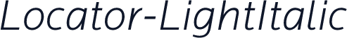 Locator-LightItalic