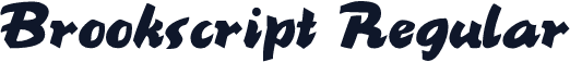 Brookscript Regular