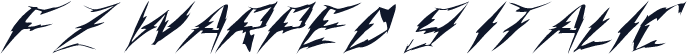 FZ WARPED 9 ITALIC