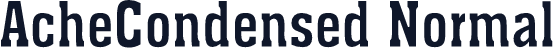 AcheCondensed Normal