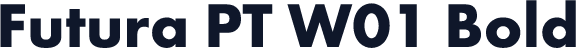 Futura PT W01 Bold