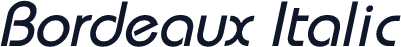 Bordeaux Italic