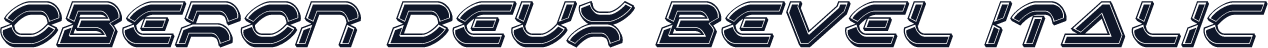 Oberon Deux Bevel Italic