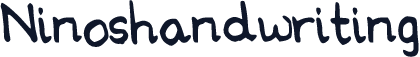 Ninoshandwriting