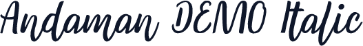 Andaman DEMO Italic