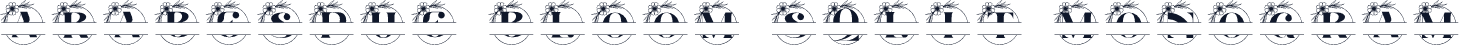 Arabesque Bloom Split Monogram