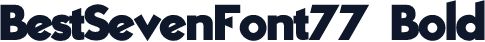 BestSevenFont77 Bold