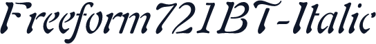 Freeform721BT-Italic