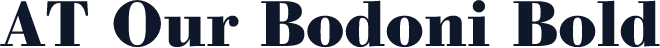 AT Our Bodoni Bold