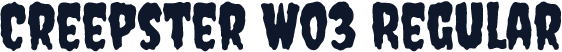 Creepster W03 Regular