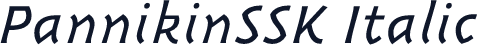 PannikinSSK Italic