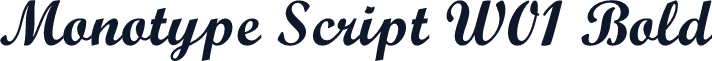 Monotype Script W01 Bold