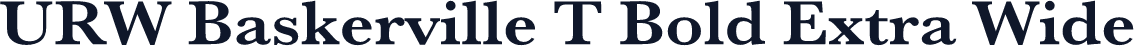 URW Baskerville T Bold Extra Wide