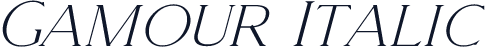 Gamour Italic