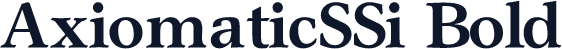 AxiomaticSSi Bold