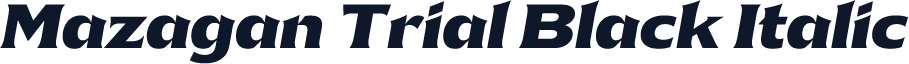 Mazagan Trial Black Italic