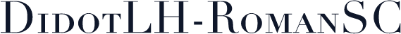 DidotLH-RomanSC