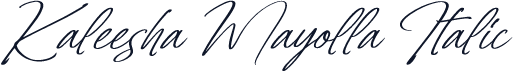 Kaleesha Mayolla Italic