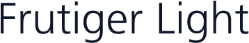 Frutiger Light