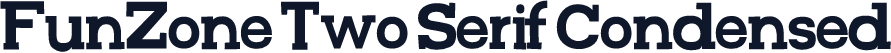 FunZone Two Serif Condensed