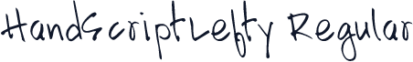 HandScriptLefty Regular