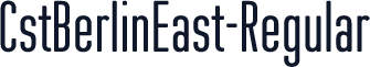CstBerlinEast-Regular