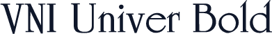 VNI Univer Bold