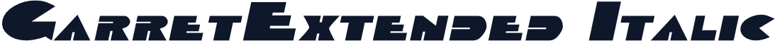 GarretExtended Italic