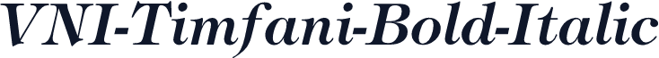 VNI-Timfani-Bold-Italic