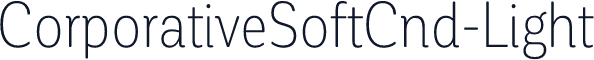 ☞CorporativeSoftCnd-Light