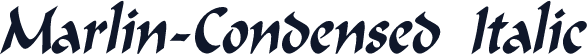Marlin-Condensed Italic