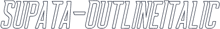Supata-OutlineItalic