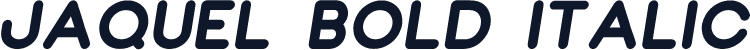 Jaquel Bold Italic