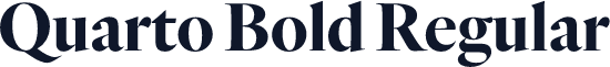 Quarto Bold Regular