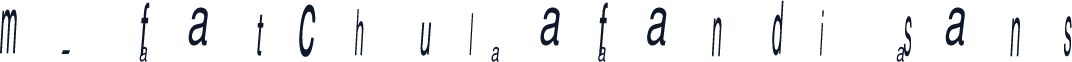 m. fatchul afandi sans