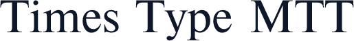 Times Type MTT