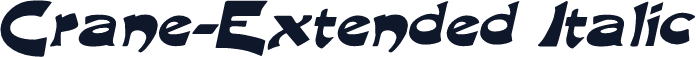 Crane-Extended Italic