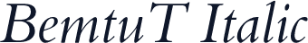 BemtuT Italic
