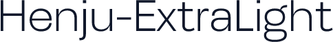 Henju-ExtraLight