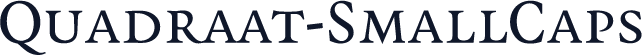 Quadraat-SmallCaps