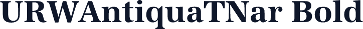 URWAntiquaTNar Bold